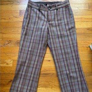 Pink Tartan Women’s Brown and Red Plaid Pants